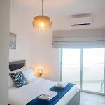 公寓 Quattro Beachfront Sea View Ap 53 拉纳卡